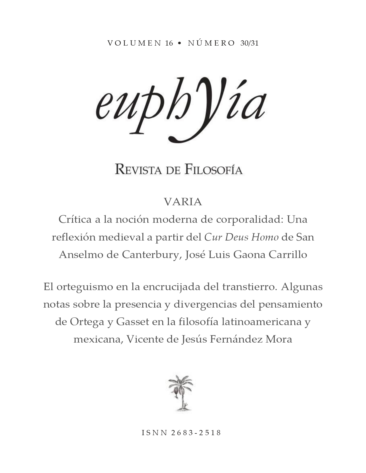 Euphyía vol. 30/31 núm. 16