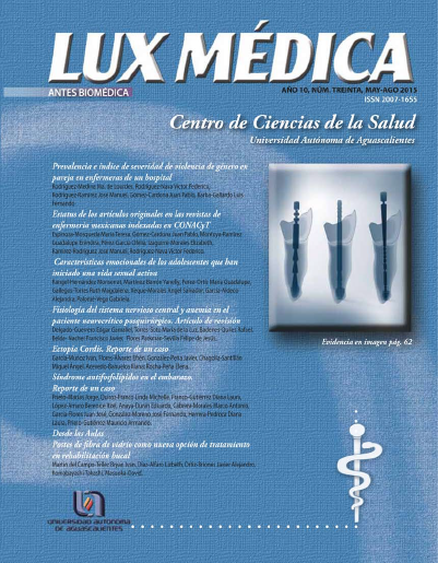 Portada Lux Médica